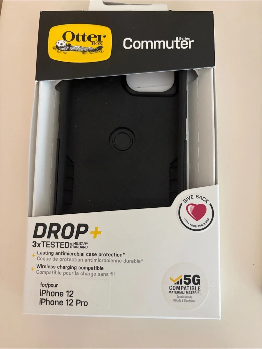 OtterBox Commuter Series Case for iPhone 12 / 12 Pro - Black